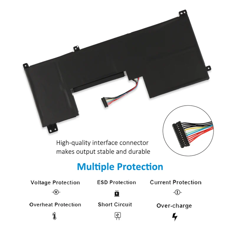 Replacement Battery For Lenovo L17M4PG2 4ICP6/54/90 L17C4PG2 L17L4PG2 L18C4PG1 5B10T11520 15.36V 76Wh