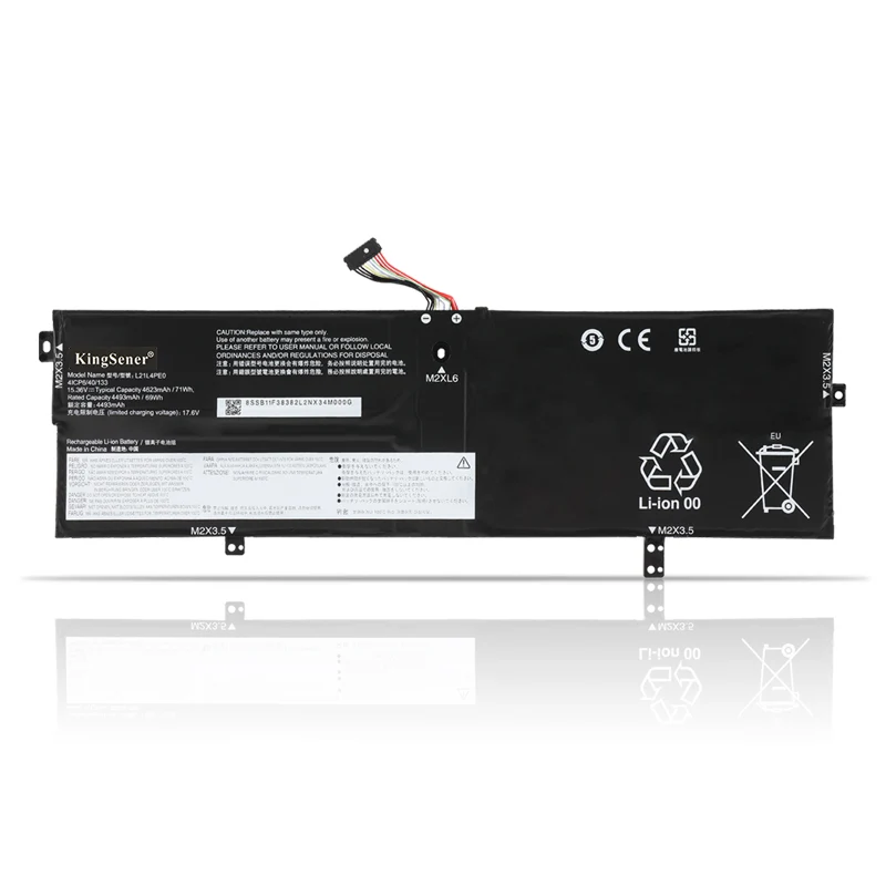 Replacement Battery For Lenovo L21L4PE0 4ICP6/40/133 SB11F38382 15.36V 71Wh