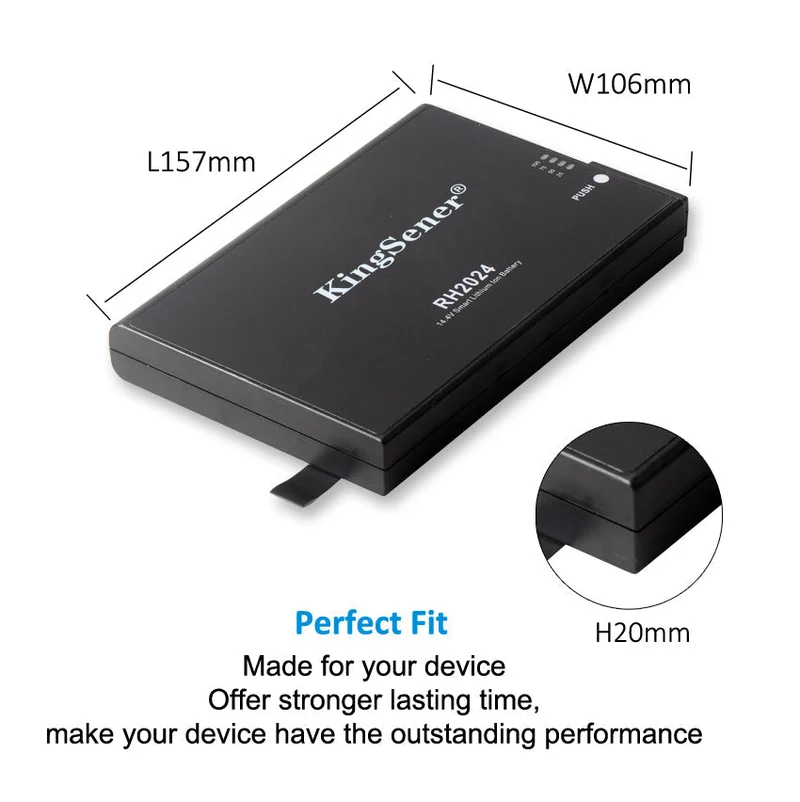 RH2024HD34 98WH 14.4V Li-ion Inspired Energy Battery For INSPIRED RH2024HD RH2024HD34 RH2024QE34 | KingSener