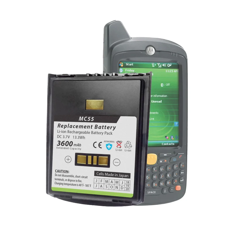 Motorola Symbol MC55 MC65 MC67 Scanner Battery BTRY-MC55EAB02 3600mAh
