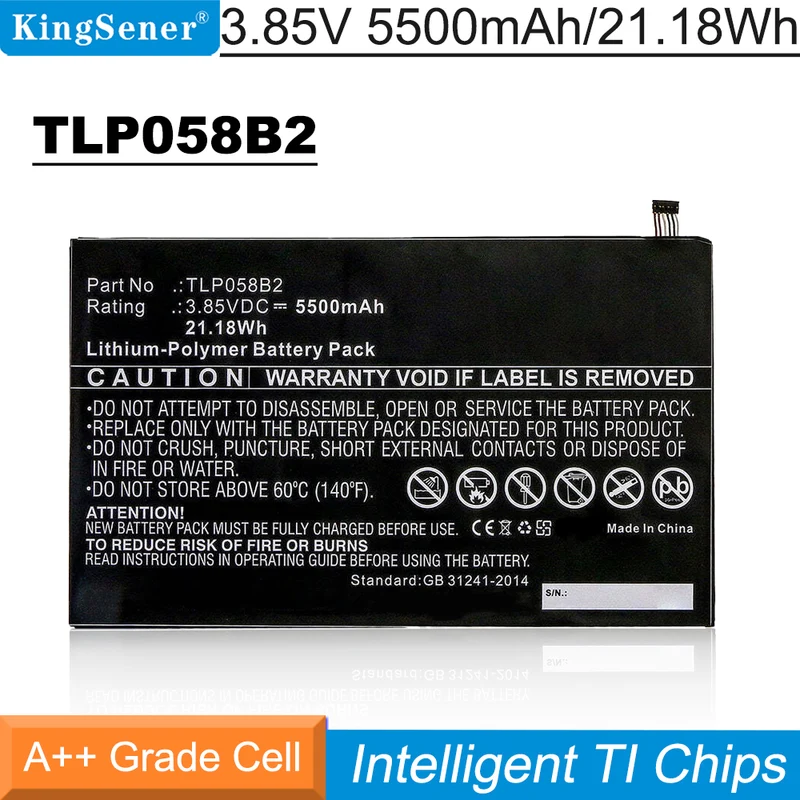 Vodafone Tab Prime 7 VFD-1400 Tablet Battery Replacement TLP058B2 5500mAh