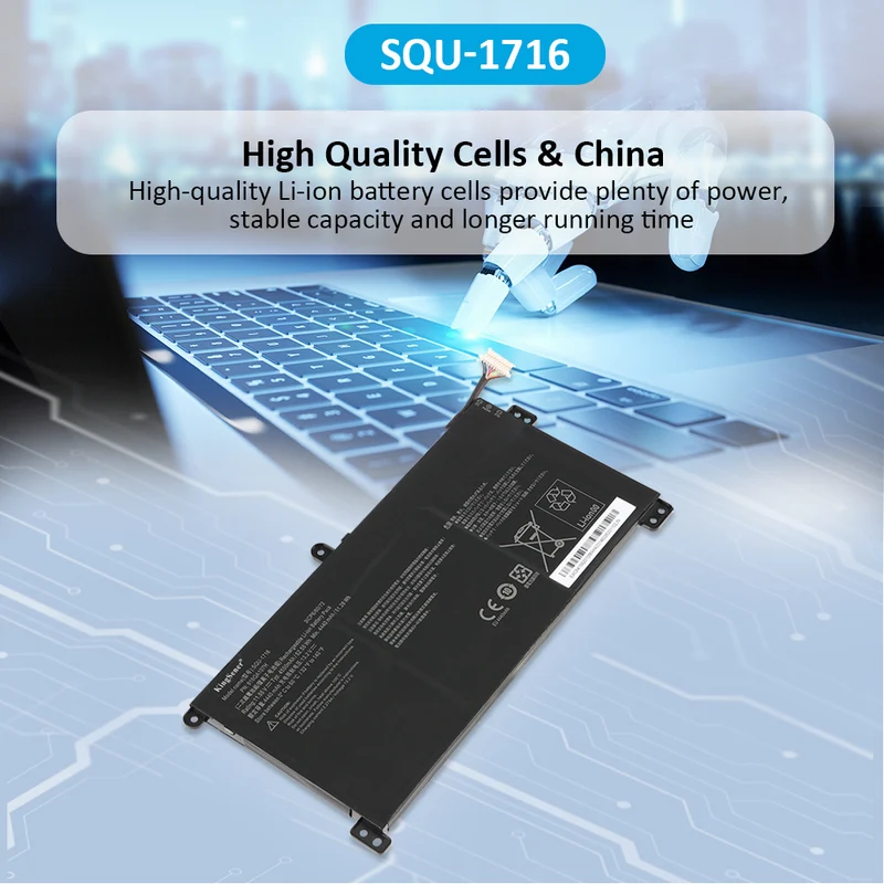 SQU-1716 Battery For Hasee Kingbook U65A QL9S04 916QA107H 916QA108H SQU-1717 11.55V 4550mAh