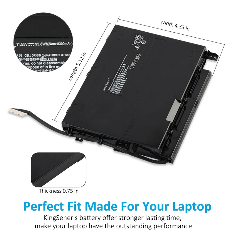 HP Omen 17-w200 Replacement Battery | High-Capacity 11.55V 6150mAh | Compatible with 17t/17-w200no Models