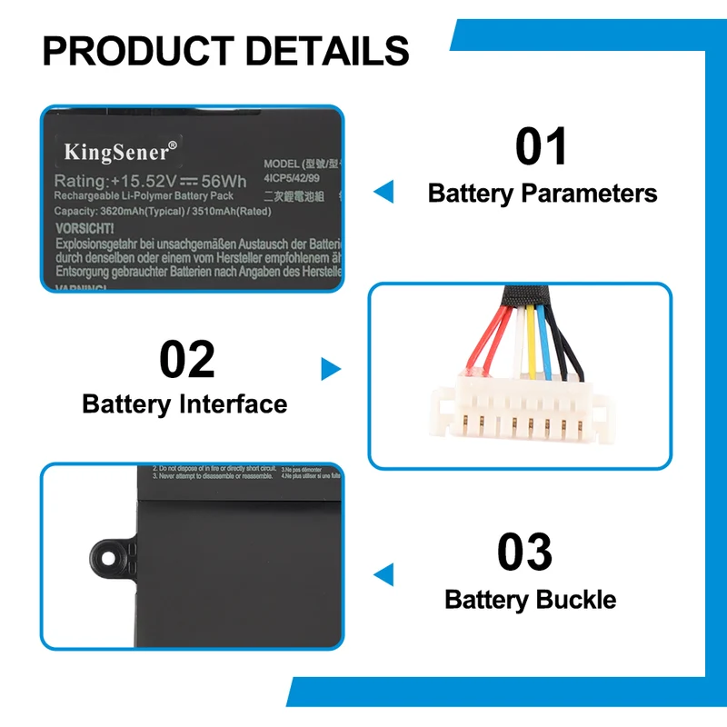 C41N2102 Laptop Battery For Asus Rog Flow Z13 GZ301 GZ301VF GZ301VI GZ301VU GZ301VV | KingSener