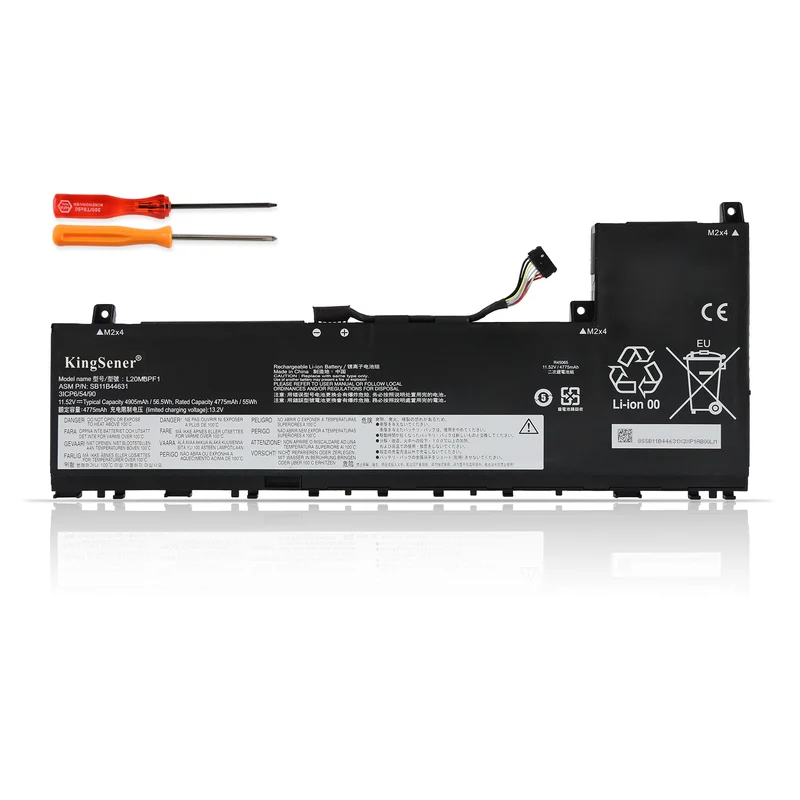 L20M3PF1 L20C3PF1 L20D3PF0 Laptop Battery For Lenovo Ideapad 5 Pro-14ACN6 14ITL6 14IAP7 14ARH7 82L7 82L3 82SH 82SJ Series | KingSener