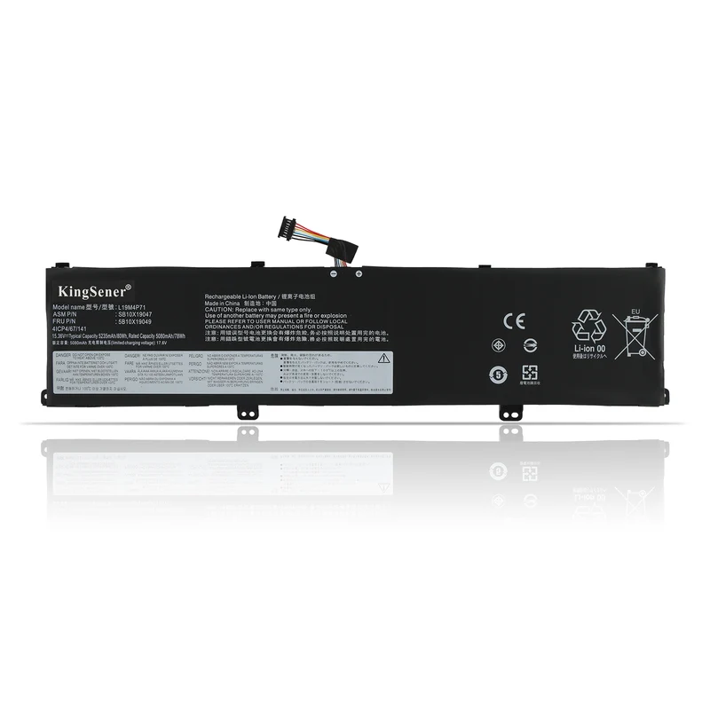 L19M4P71 Laptop Battery For Lenovo ThinkPad P1 Gen 3 X1 Extreme Gen 3 Series Notebook L19C4P71 | KingSener