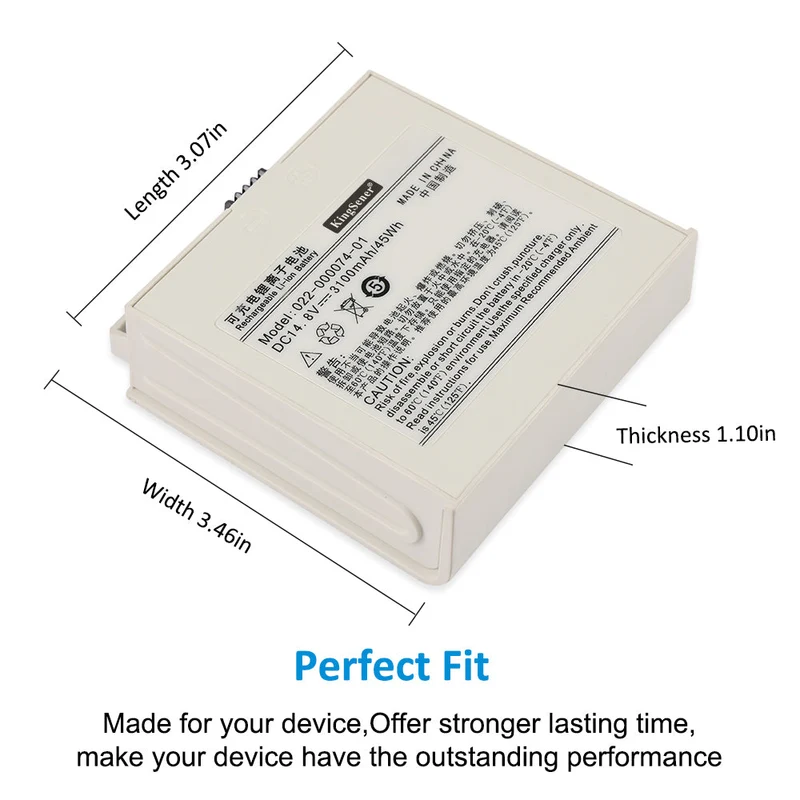 Comen C60 NC8 Vital Signs Monitor Battery 022-000074-01 14.8V 3100mAh