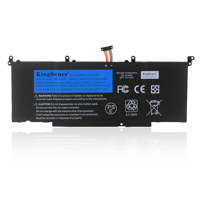 Asus ROG Strix GL502VT GL502VM S5VT6700 Battery B41N1526 15.2V 64Wh