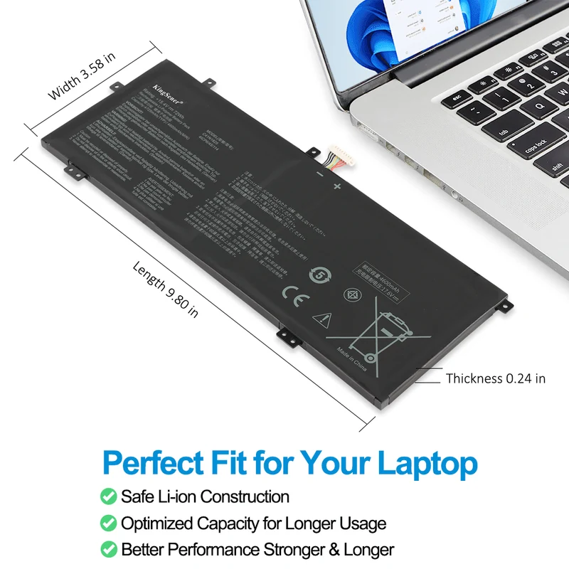 C41N1825 Replacement Battery For ASUS ADOL I403FA For VivoBook 14 Series 15.4V 72WH | KingSener