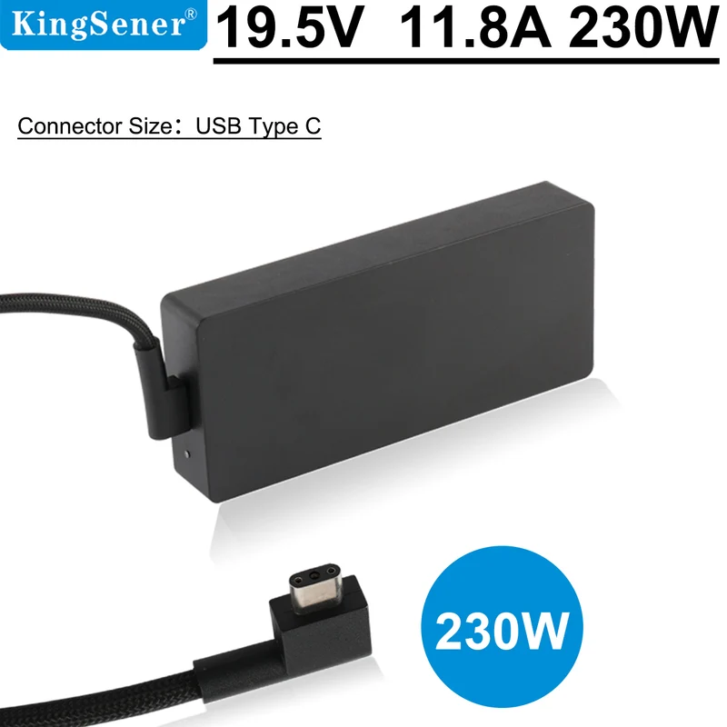 19.5V 11.8A 230W USB Type-C AC Adapter For Razer Blade 14 15 17 Pro Series