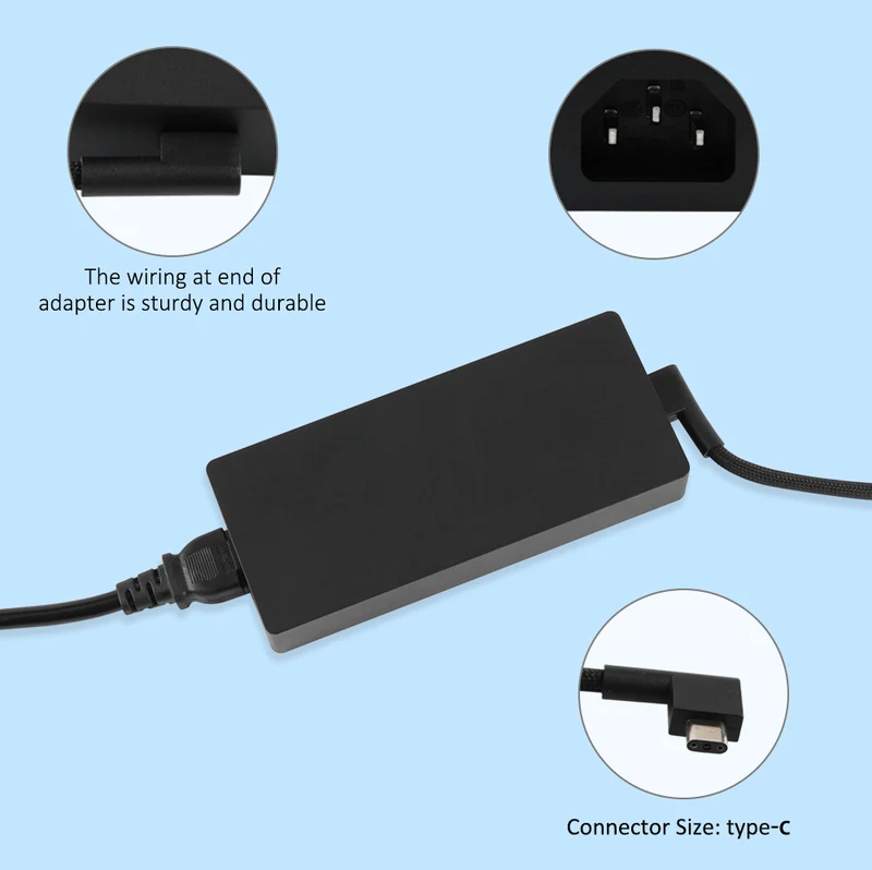 19.5V 11.8A 230W USB Type-C AC Adapter For Razer Blade 14 15 17 Pro Series