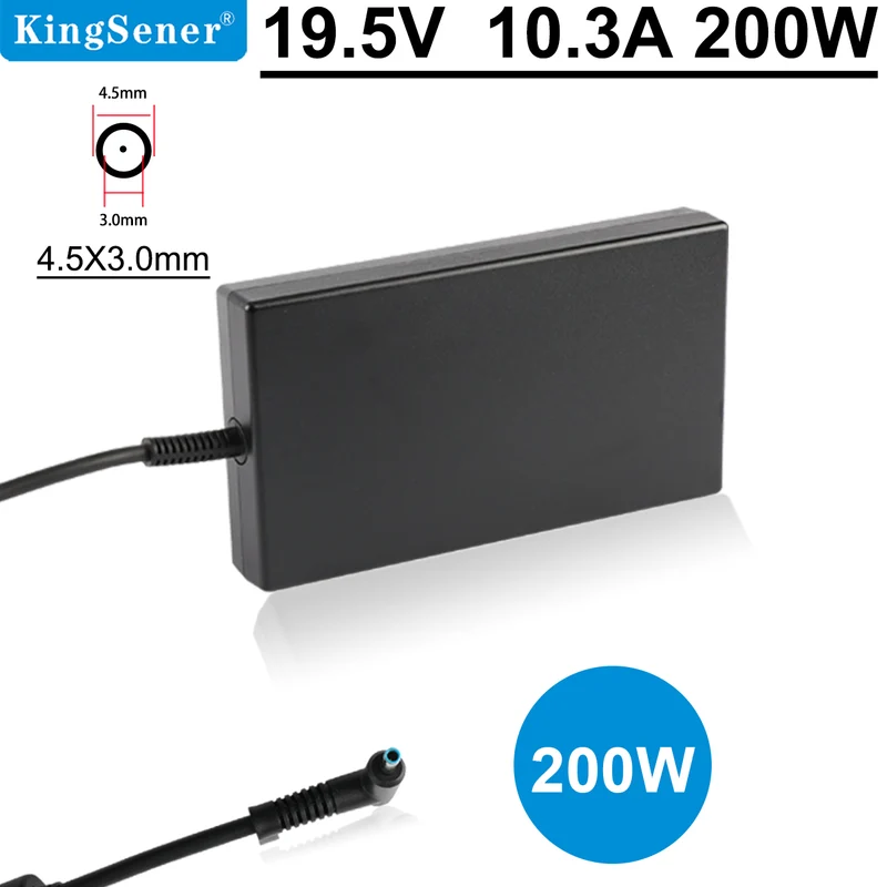 HP 200W AC Adapter 19.5V 10.3A for Omen 15 17 ZBook 15 17 Envy 15