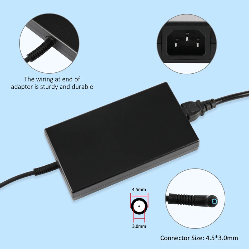HP 200W AC Adapter 19.5V 10.3A for Omen 15 17 ZBook 15 17 Envy 15