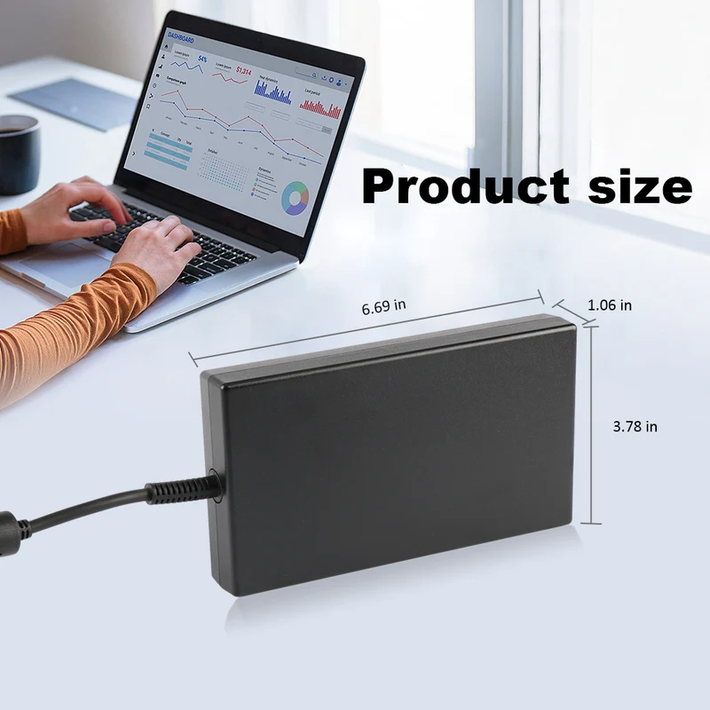 HP 200W AC Adapter 19.5V 10.3A for Omen 15 17 ZBook 15 17 Envy 15