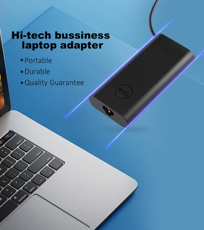 20V 6.5A 130W USB Type-C AC Adapter Laptop Charger For Dell Latitude 7370 For XPS 15 17 series