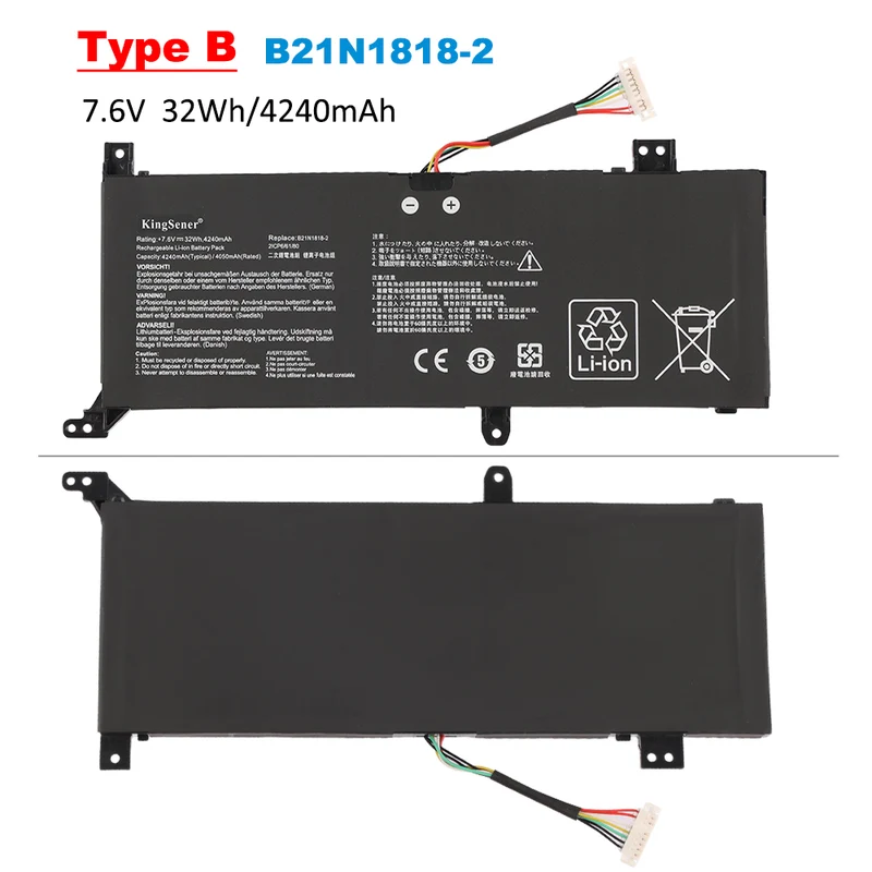 C21N1818-1 32Wh Battery for ASUS VivoBook Flip 14 TP412