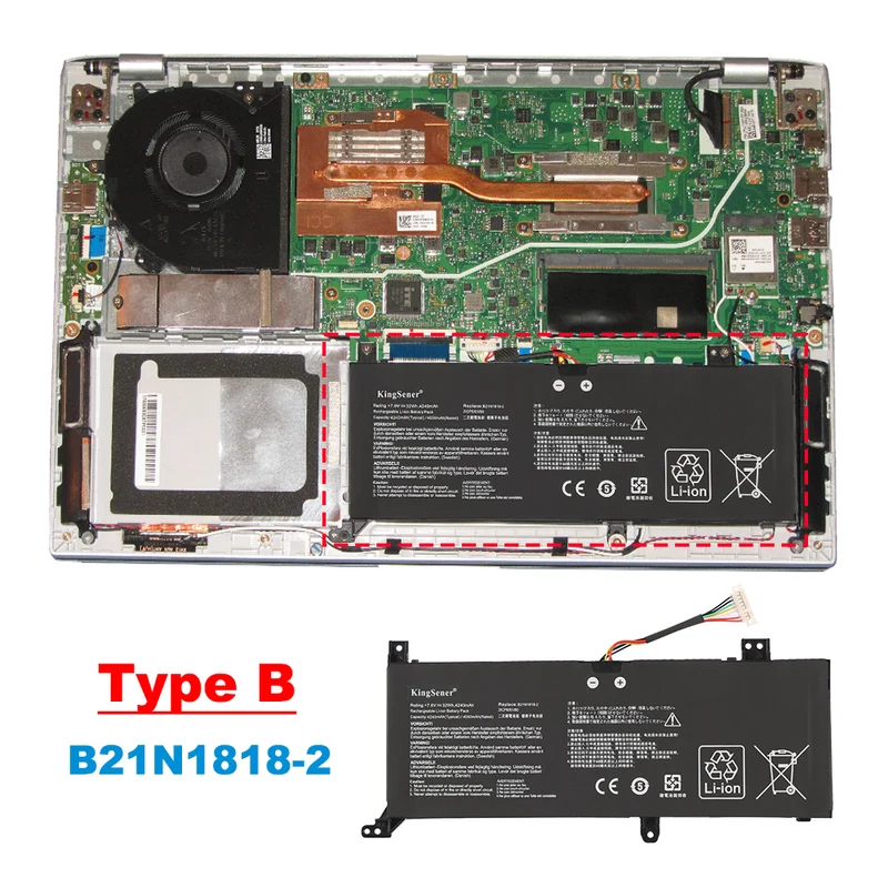 C21N1818-1 32Wh Battery for ASUS VivoBook Flip 14 TP412