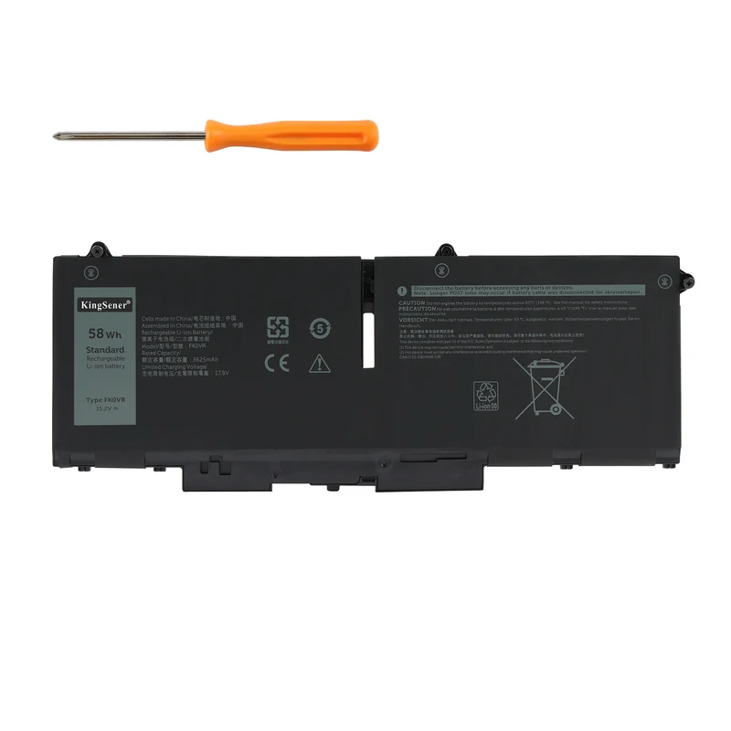 FK0VR Replacement Battery For Dell precision 3570 P133G P134G P135G Latitude 5330 5430 7330 7430 Series | KingSener