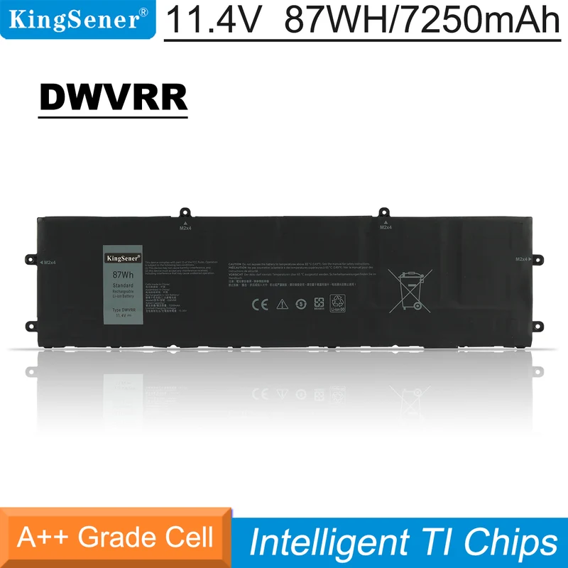 DWVRR Replacement Battery For Dell Alienware X15 X17 Series 11.4V 87Wh