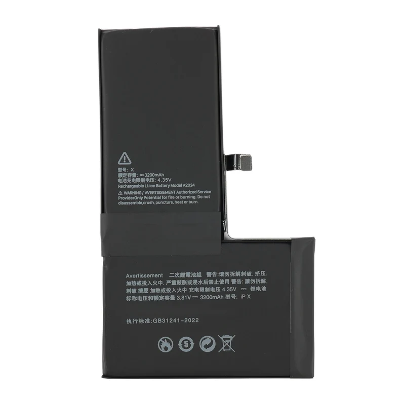 Replacement Battery For iPhone X A1865 A1901 A1902+TOOLS 2716 mAh