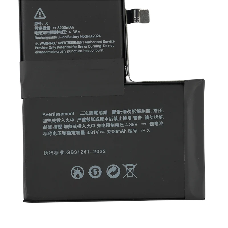 Replacement Battery For iPhone X A1865 A1901 A1902+TOOLS 2716 mAh