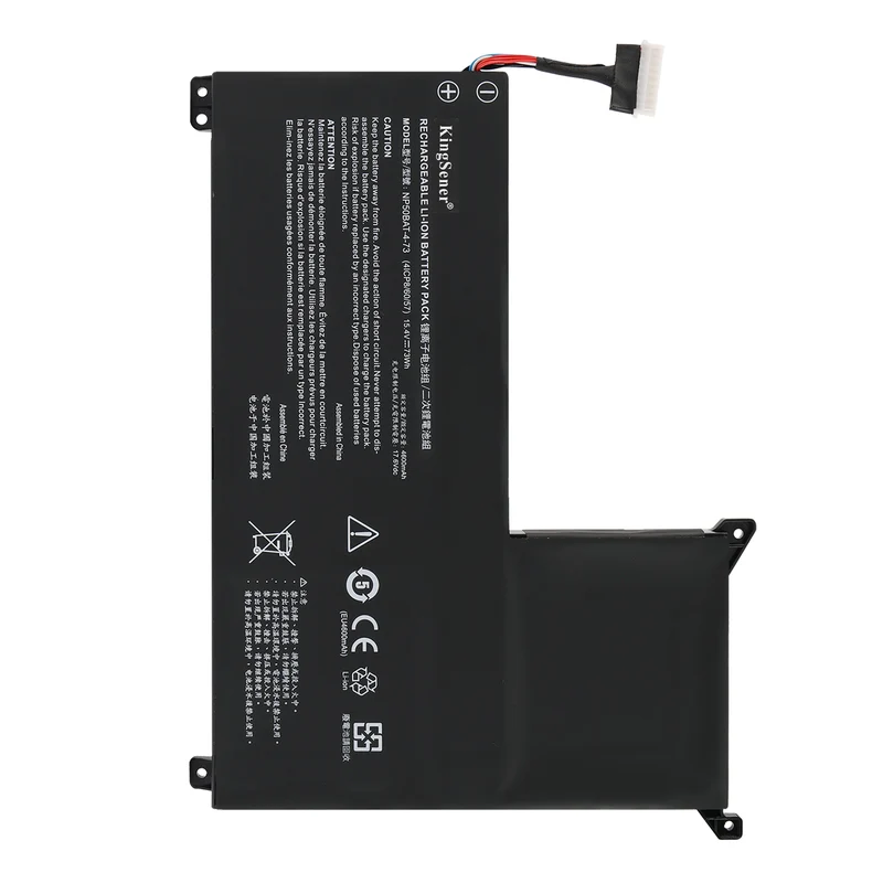 NP50BAT-4-73 4ICP8/60/57 Laptop Battery For HASEE TX8R7 TX9R7 TX9R9 CNP6501 | KingSener