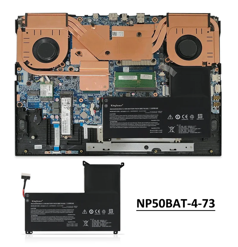 NP50BAT-4-73 4ICP8/60/57 Laptop Battery For HASEE TX8R7 TX9R7 TX9R9 CNP6501 | KingSener