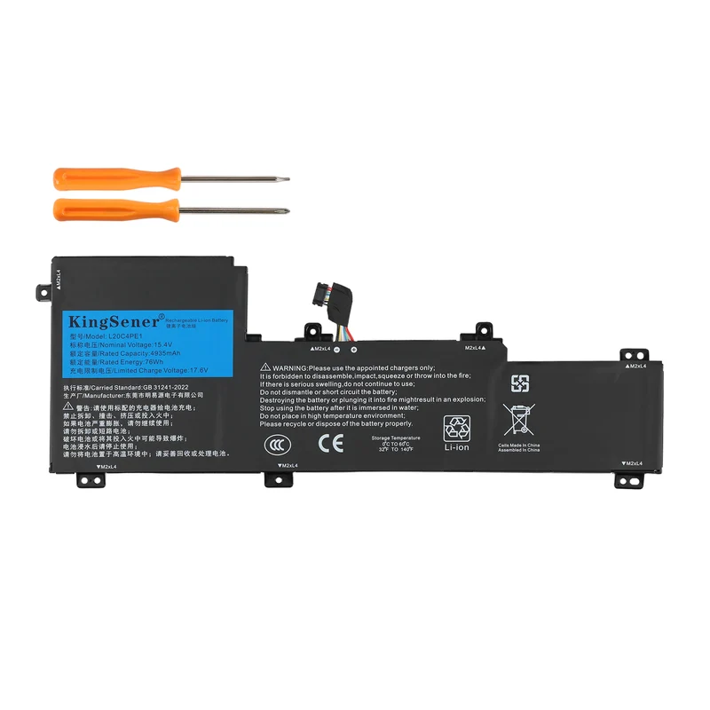L20M4PE1 75WH Laptop Battery For Lenovo IdeaPad Creator 5-16ACH6 Series
