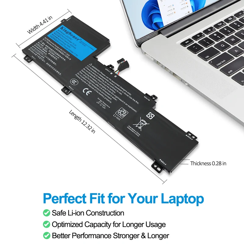 L20M4PE1 75WH Laptop Battery For Lenovo IdeaPad Creator 5-16ACH6 Series