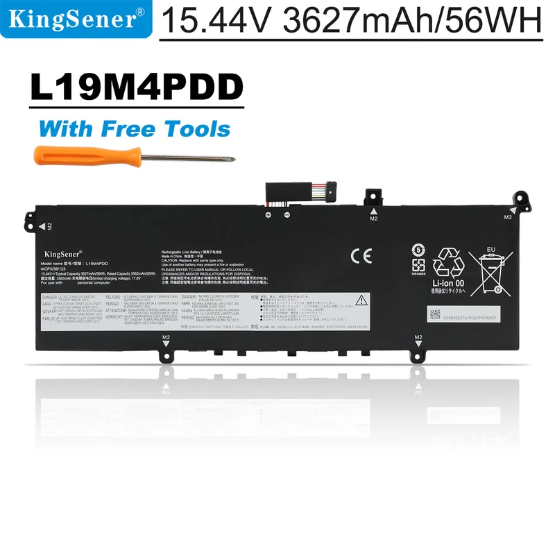 L19M4PDD L19C4PDD Laptop Battery For Lenovo ThinkBook 13S G3 ACN or 13s Gen 2 Series