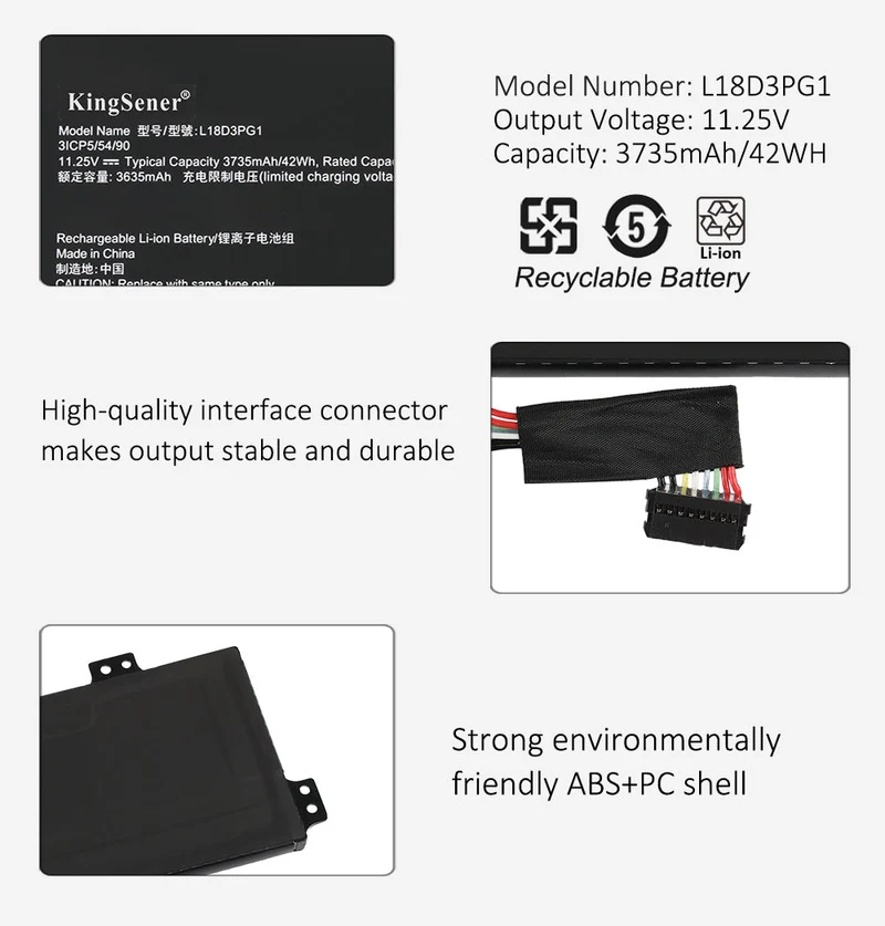 L17M3PB0 Battery for Lenovo 100E 300E 500E Chromebook 2nd Gen — 42Wh 11.25V