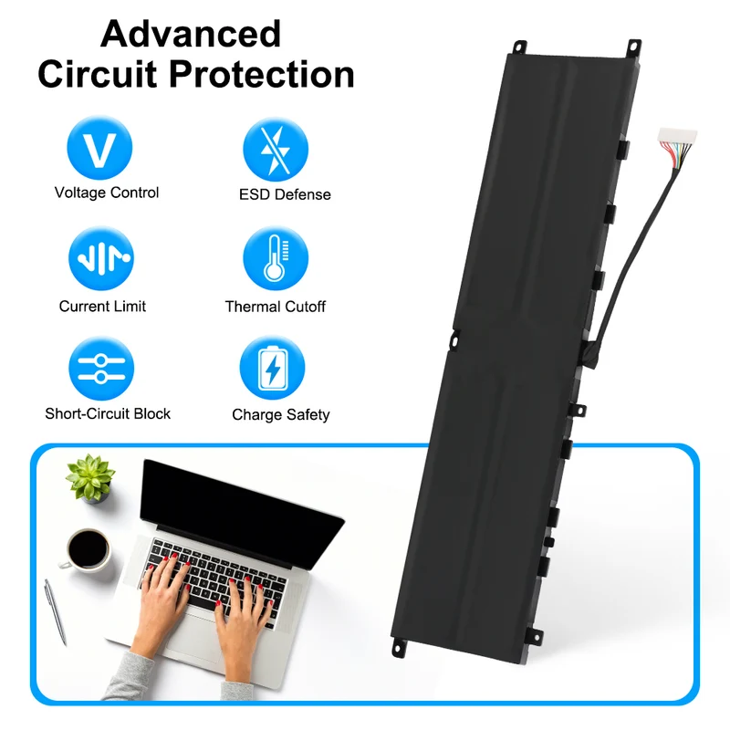 BTY-M6M 99.99WH Laptop BatteryFor MSI WS66 10TMT-207US Series | KingSener