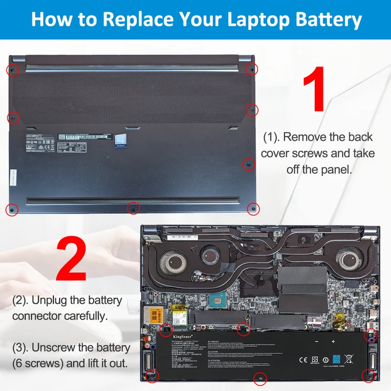 BTY-M6M 99.99WH Laptop BatteryFor MSI WS66 10TMT-207US Series | KingSener