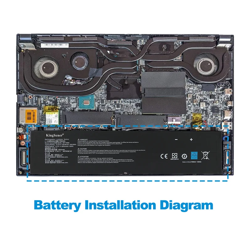 BTY-M6M 99.99WH Laptop BatteryFor MSI WS66 10TMT-207US Series | KingSener