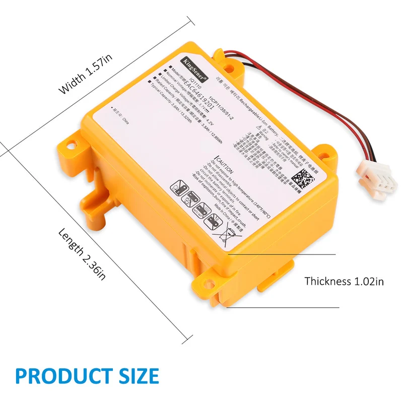 Replacement Li-ion Battery For LG EAC64619201