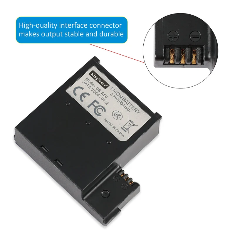 DS-S50 Li-ion Battery For MagiCam D33 S50 S51 S71 S7 Camera