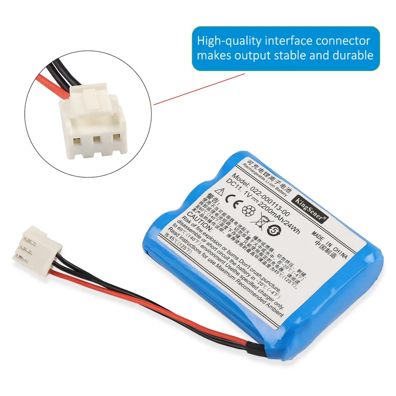 022-000113-00 Replacement Li-ion Battery For Comen CM300 ECG Machine battery