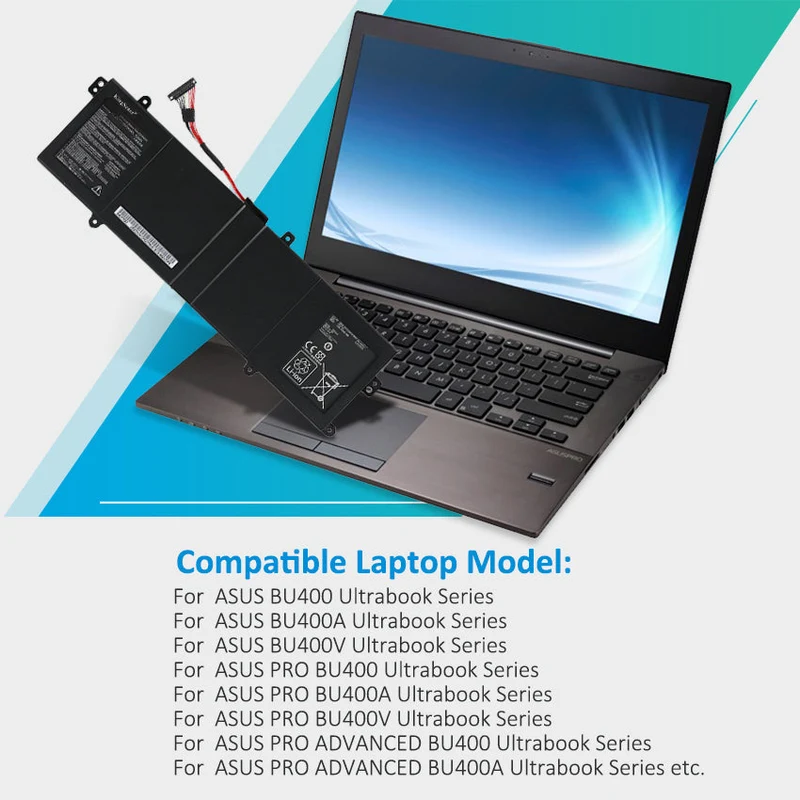C22-B400A Laptop Battery For Asus PRO Advanced BU400 BU400A BU400V Ultrabook Series | KingSener