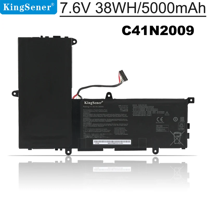 C21N1521 Battery for ASUS Transformer Book Flip TP201 TP201SA VivoBook E200HA — 7.6V 38Wh