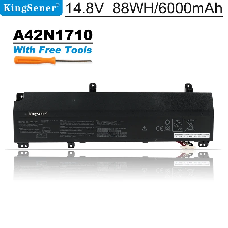 A42N1710 Laptop Battery for ASUS Rog Strix GL702VI GL702VI-1A GL702VI-BA004R GL702VI-BA007T GL702VI-BA012T GL702VI-BA014T Series | KingSener