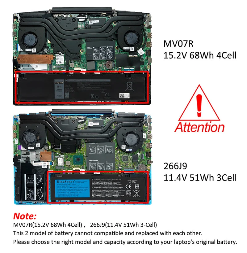 MV07R Battery For Dell G5 15 5505 P89F(G5 Special Edition 5505)