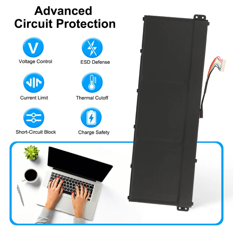 Acer Chromebook 512 C852 series Battery Replacement AP20CBL 53Wh