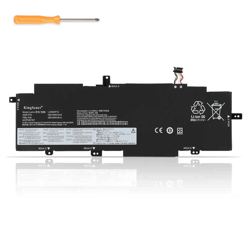 Lenovo ThinkPad T14s Gen 2 (2021) Battery L20L4P72 SB10W51914 57Wh