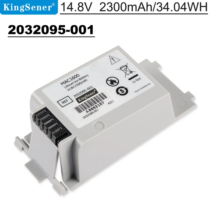 2032095-001 Replacement Battery For GE Healthcare MAC1600 ECG Machine 14.8V 2300mAh