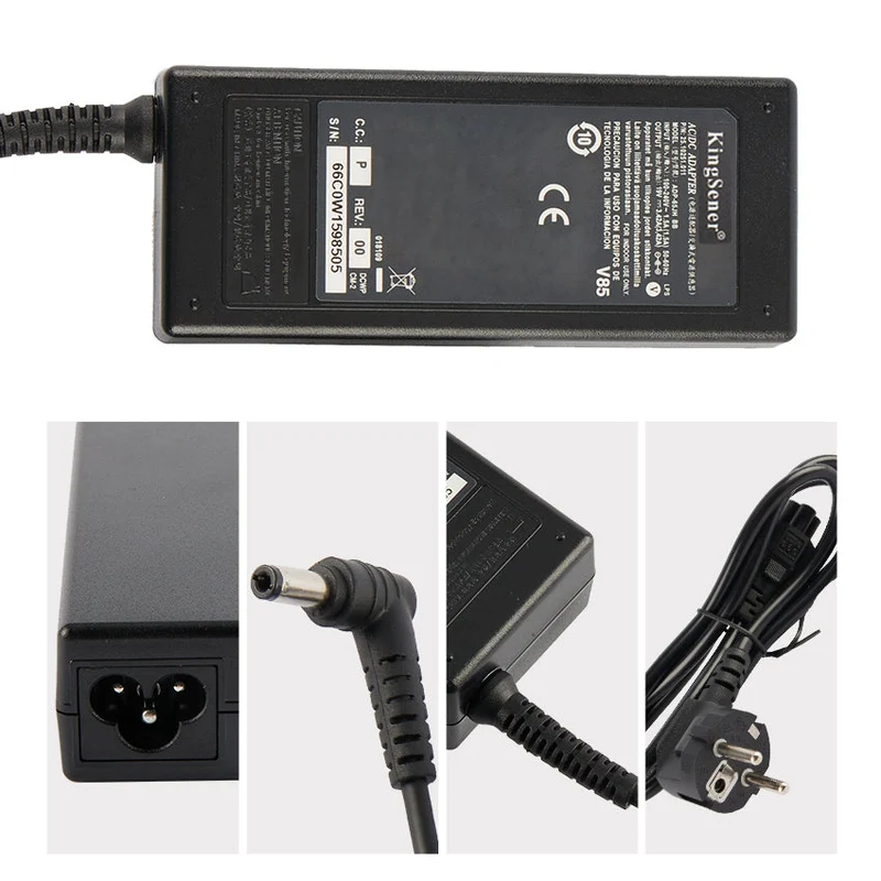 Asus 19V 3.42A 65W AC Adapter Charger for A42F A46CB A52 K53S