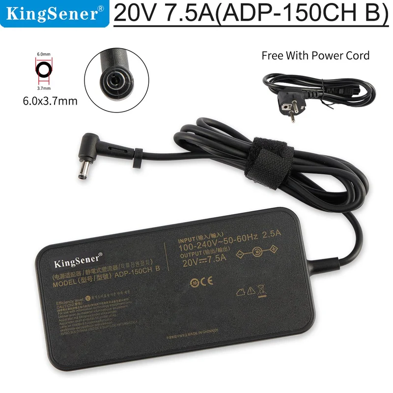 Asus 150W Laptop Charger 20V 7.5A for ROG Strix G731GT G731GT-AU004T