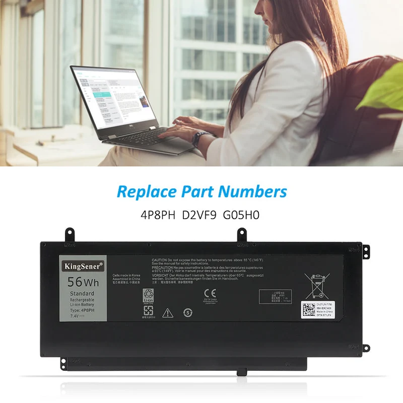 Replacement Battery For Dell Inspiron 15 7547 7548 15-7548-7286SLV N7547 N7548