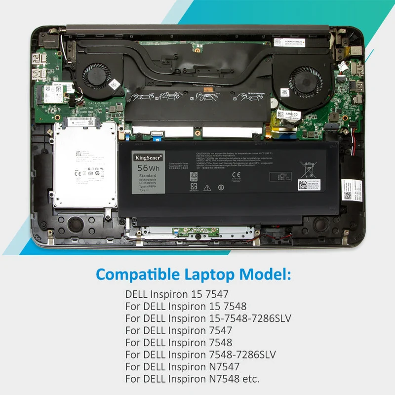 Replacement Battery For DELL Vostro 14 5459 5459 P41F P41F001 P68G P68G001