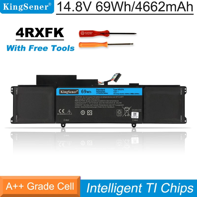 Laptop Battery For DELL XPS 4RXFK 04RXFK C1JKH FFK56 14.8V 69Wh