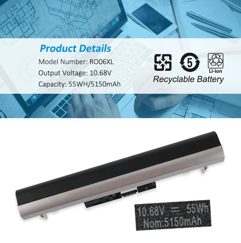 Replacement Battery For HP ProBook 805045-851 805292-001 811347-001 P3G13AA